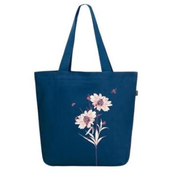 Eco Chic Tragetasche mit Faltklammer und Innenfach