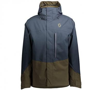 Scott Herren All‑Mountain Wasserdichte Skijacke Warme Farbe – Farbeblock Blau