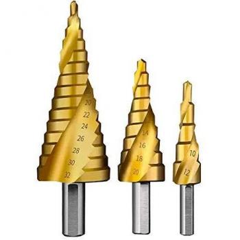 Perceuse sans fil avec batteries rechargeables pour perceuse multifonctionnelle en métal spécial perforateur en acier inoxydable super dur universel cône alésoir