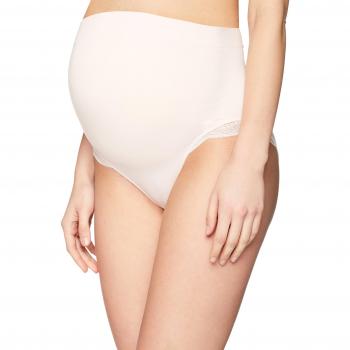 Culotte de maternité taille haute Sérénité en viscose rose
