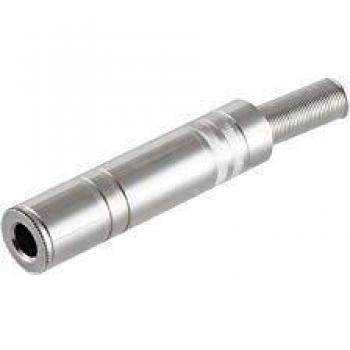 Klinkenkupplung 6,3mm mono Metall