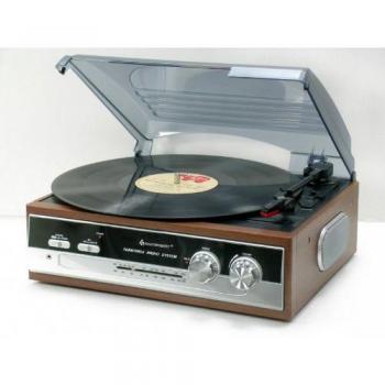 Soundmaster PL-186 Tourne-disque Transparent