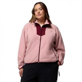 Columbia Giacca Sequoia Grove Pile Rosso-Bordeaux