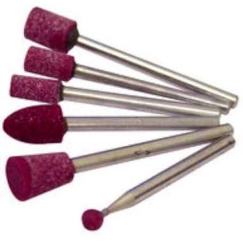 Muela Faiot 10x6mm grano 60 rubi vástago 3mm