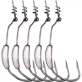 Fishing Hooks with Spring Lock Pin