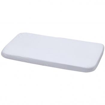 Sábana bajera hipoalergénica Tencel para minicuna 50x82 cm celeste