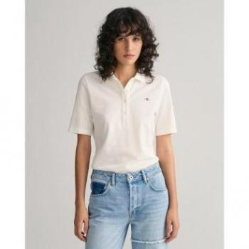 Gant Poloshirt aus Baumwolle mit Label-Detail, Größe S