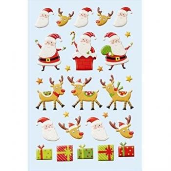 Weihnachts‑Kuschel‑Sticker „SOFTY“ – 9,5 × 18 cm