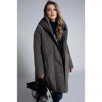 Plus Size Multi-Function Hooded Jacket, Women, Black, Size 20/22, Polyester/Synthetic Fibers