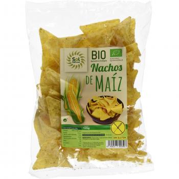 Sol Natural Nachos De Maíz Natural Sin Gluten 125g