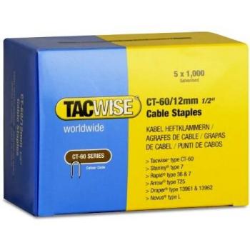 Tacwise CT-60 12mm Cable Tacker Staples (5000 Count)
