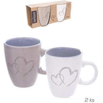 Hrnek 140ml /2ks DOUBLE LOVE keramika