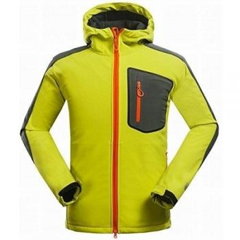 Prenda de Vestir Montaña: Chaqueta de Concha Blanda – Yellow‑L