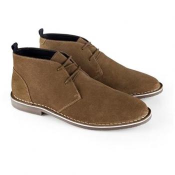 Men’s Sahara Khaki Suede Desert Boot by Catesby England – 7”