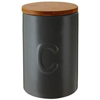 Premier Housewares Light Grey Fenwick Coffee Storage Jar