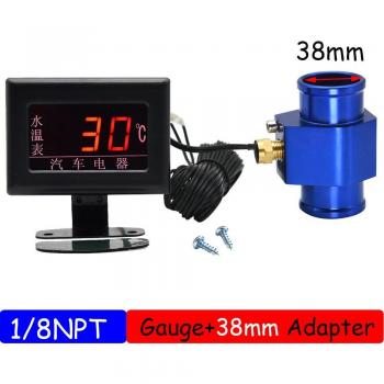 Medidor de temperatura del agua con sensor digital y adaptador 10MM