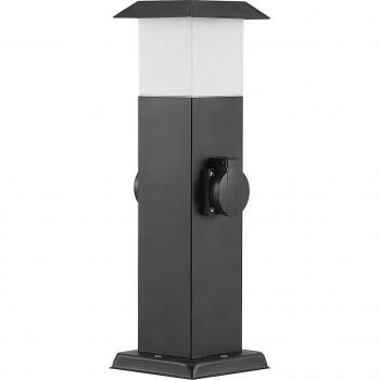 Luz de baliza Prios Riksa, 2 enchufes, negra