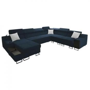 Canapé D'Angle Velours Uttario 2967 et 2973