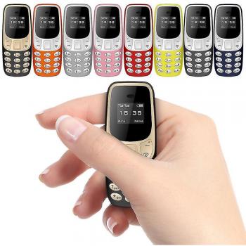 Téléphone Mobile BM10 2 SIM Écouteur Bluetooth Changeur de Voix Jaune