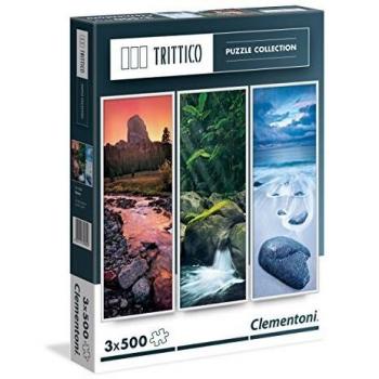Clementoni Puzzle Natura – Trittico 500