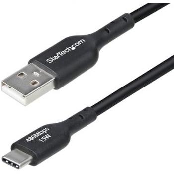 STARTECH 2 m USB‑A-USB‑C Kabel – USB 2.0, Schwarz