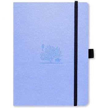 Dingbats Great Barrier Reef Ink-Proof Dotted Notebook A5, Sky Blue