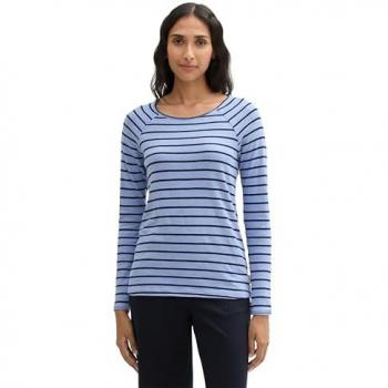 TOM TAILOR Langarmshirt Langarmshirt mit Bio-Baumwolle
