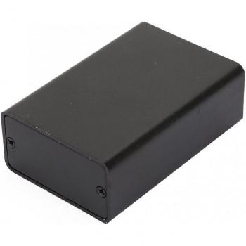 23x44x65mm Frosted Black Aluminum Instrument Box