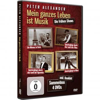 Peter Alexander – L’Histoire de ma Musique : Série DVD 4‑Disques + Brochure