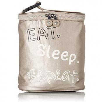 Kipling Baby Bottle Case, 22 cm, 4 litros, Plateado (Metallic Glow B)