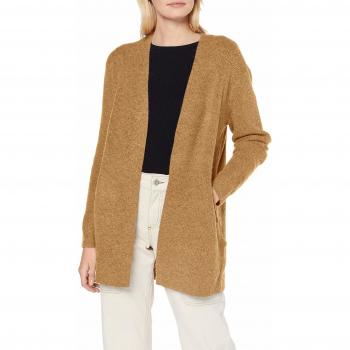 Cardigan de Lana Pcella LS de PIECES, Marrón (Coco Tostado), X-Small para Mujer
