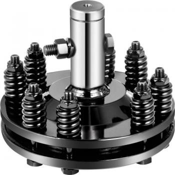 Vevor Limiter de Frotamiento 1‑3/8, Disco Redondo, 6 Estrías, Ajustable, Embrague para Cortacésped Negro
