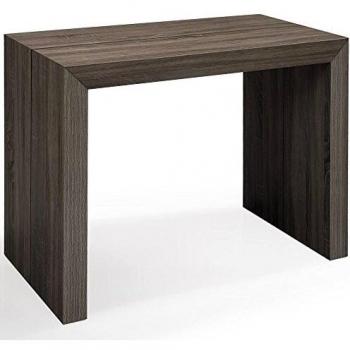 Table Console Nassau L en Chêne Clair avec 4 Rallonges