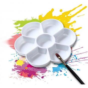 Imitation Ceramic Plum Blossom Palette Tray