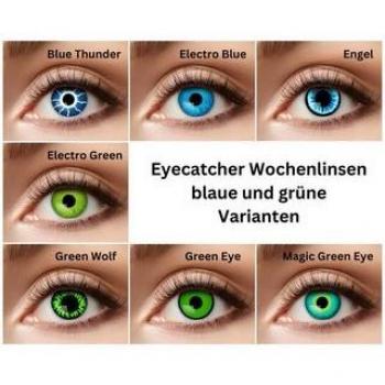 Couchcenter Motivlinsen in Blau und Grün