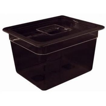 Vogue U467 1/4 Gastronorm PC Container – 2.4 L (Black)