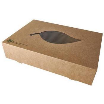 Scatole di cartone Pure per catering 46.4x31.3x8 cm marroni 50 pz
