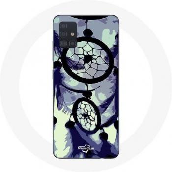 Protector Samsung Galaxy A71 Atrapa Rêve con Acabado Violeta y Negro
