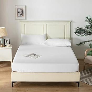 Good Nite Extra Deep Pocket Fitted Sheet White Double