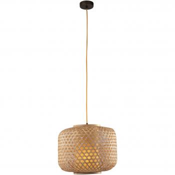 Suspensión Zen de Madera 1 Ampoule 40 cm