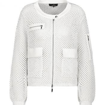 Monari Strickjacke in Cremefarbe Größe 40