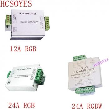 Amplificateur de bande LED RVB/RGBW/RGBWW CCT DC12V 24V 12A/15A/24A/30A RGBWC
