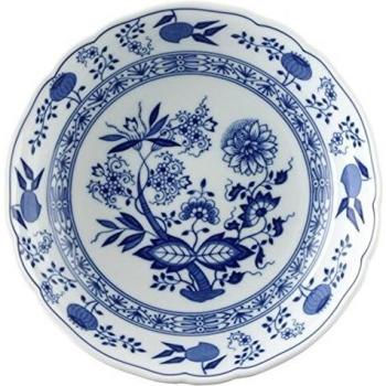 Hutschenreuther Salatteller Blau Zwiebelmuster 19 cm tief