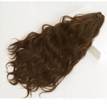 Synthetic Wavy Claw-On Long Ponytail Hair Extension