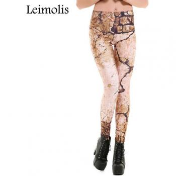 High Waist 3D Printed Fitness Leggings for Women