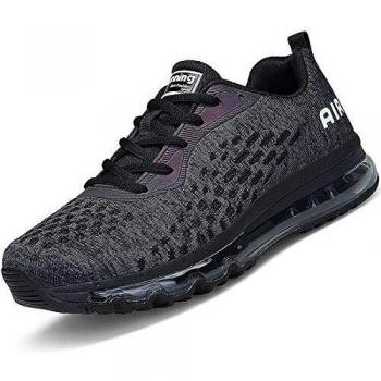 SpeedPro Men's Gym Athletic Shoes (FA2-Black-38)