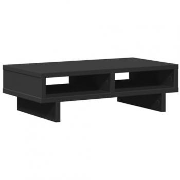 Moniteur support Noir VidaXL 50x27x15 cm bois d’ingénierie