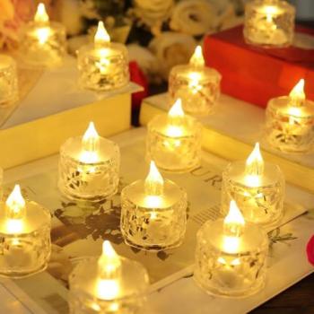 FlameFree 12 LED Tealights – H5 x 3.8cm