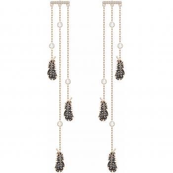 Goldfarbige Swarovski Damenhänger–Ohrringe, Code 5497873