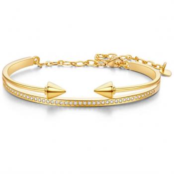 Bracelet Bande Moderne Femme Fille en Alliage avec Zircon AAA